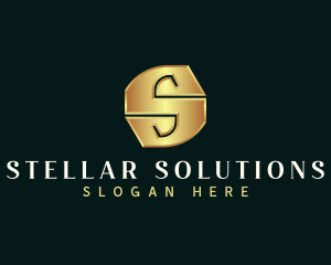 Deluxe Luxury Letter S logo design