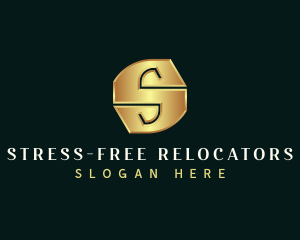 Deluxe Luxury Letter S logo design