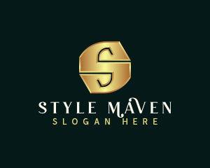 Deluxe Luxury Letter S logo design