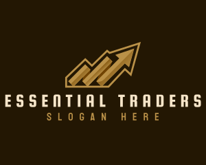 Arrow Graph Trading logo design