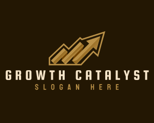 Arrow Graph Trading logo design