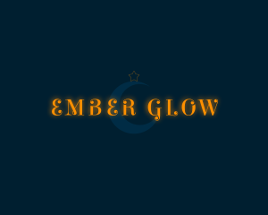 Evening Cosmos Glow logo design