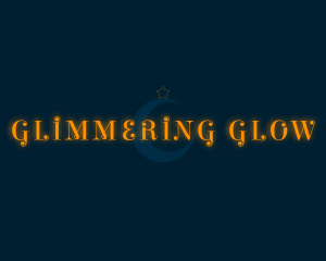 Evening Cosmos Glow logo design