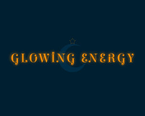 Evening Cosmos Glow logo design