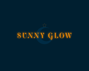 Evening Cosmos Glow logo design