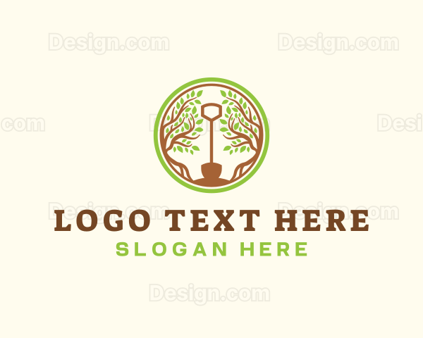 Shovel Tree Garden Logo