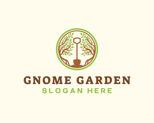 Shovel Tree Garden logo design