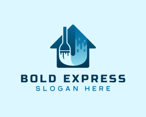 Home Paint Remodeling logo design