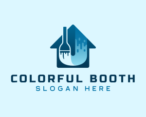 Home Paint Remodeling logo design