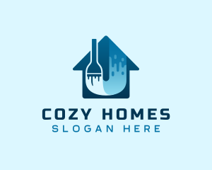 Home Paint Remodeling logo design