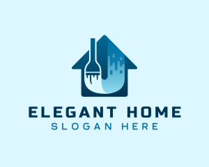 Home Paint Remodeling logo design