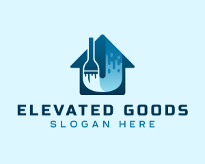 Home Paint Remodeling logo design