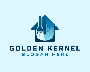 Home Paint Remodeling logo design