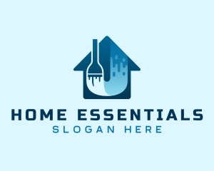 Home Paint Remodeling logo design