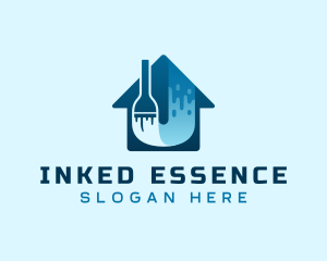 Home Paint Remodeling logo design