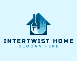 Home Paint Remodeling logo design