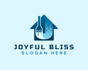 Home Paint Remodeling logo design