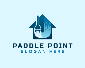 Home Paint Remodeling logo design