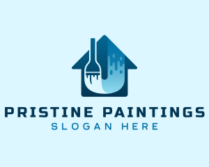 Home Paint Remodeling logo design