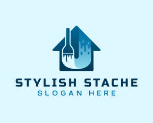 Home Paint Remodeling logo design