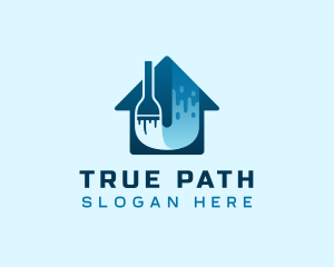 Home Paint Remodeling logo design