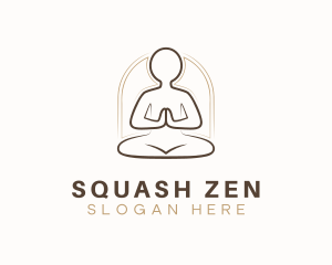 Yoga Meditate Relaxation logo design