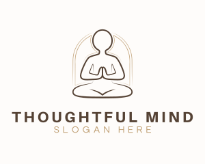 Yoga Meditate Relaxation logo design