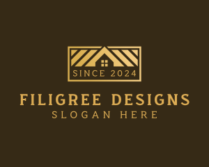 Roofing Interior Design logo design