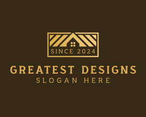 Roofing Interior Design logo design