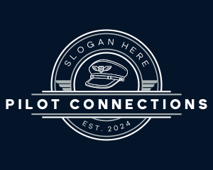 Aircraft Pilot Cap logo