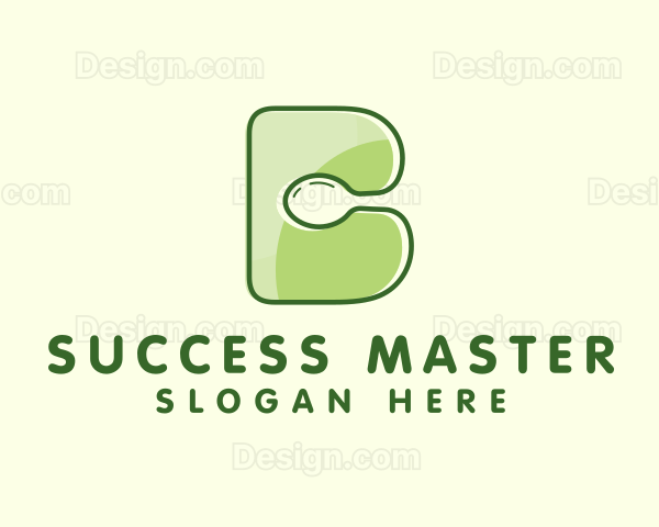 Vegan Spoon Letter B Logo