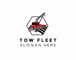 Automotive Tow Truck logo design