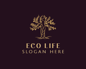 Woman Tree Forestry logo design