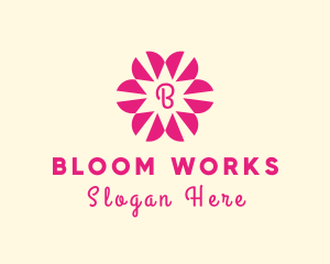 Flower Frame Garden Florist logo design