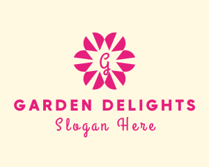 Flower Frame Garden Florist logo design