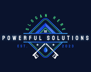 House Cleaning Pressure Washing logo design