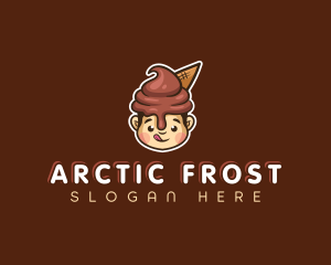 Ice Cream Boy logo design