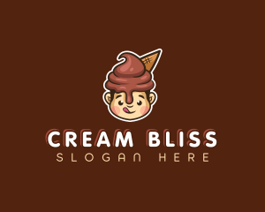 Ice Cream Boy logo design