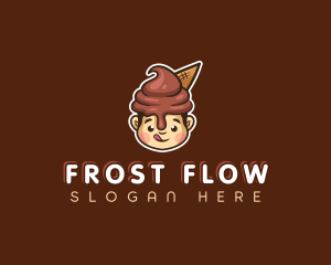 Ice Cream Boy logo design