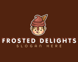 Ice Cream Boy logo design