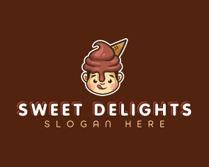 Ice Cream Boy logo design