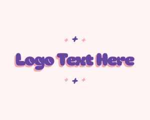 Cute Retro Star logo