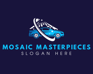 Car Wash Automobile  logo design