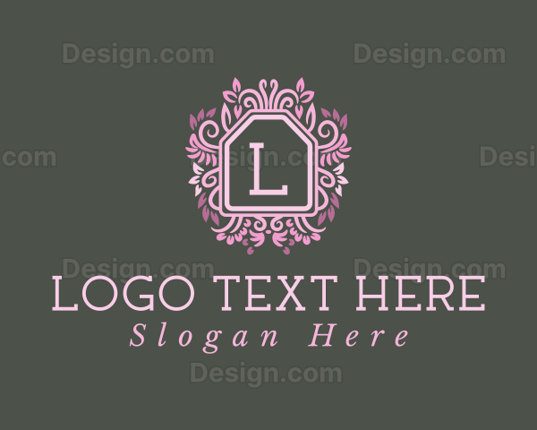 Pink Floral Arrangement Logo