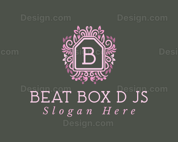 Pink Floral Arrangement Logo