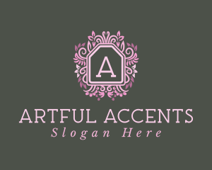 Pink Floral Arrangement logo design