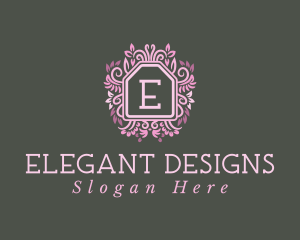 Pink Floral Arrangement logo design