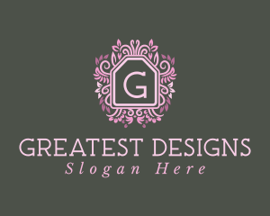 Pink Floral Arrangement logo design