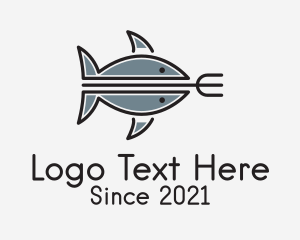 Tuna Fishing Trident logo