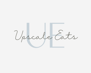 Upscale Beauty Brand logo design